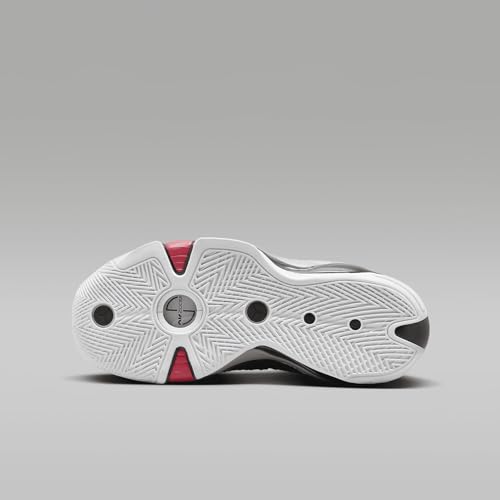 Nike Air Jordan XXXVIII Big Kids' Shoes (DZ3499-106, White/Siren Red/Black) Size 52