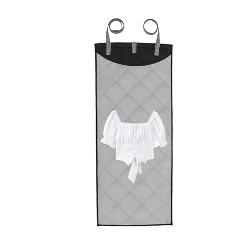 PASCORE a vapor montado en la puerta - Resistente al calor, tabla de planchar vertical del vapor, cubierta de algodón plegable - Protector superior para secador de pelo de 115x48 cm, estación