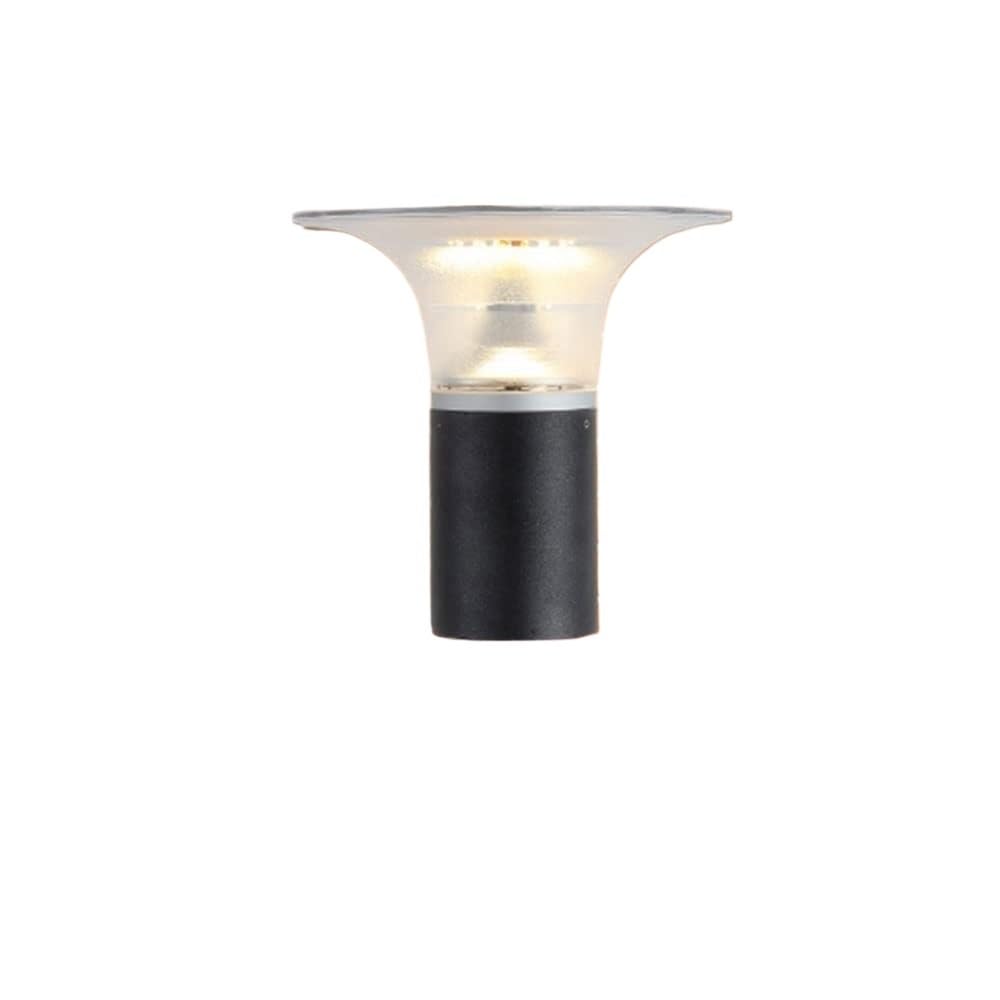 noxozoqm Solar Porch Wall Light Modern Simple Outdoor Wall Light Creative Wall Hanging Light Aluminum Alloy Wall Light IP55(Warm Light)