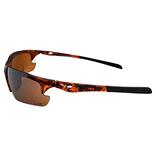 Raze Eyewear Peak Sport Sunglasses Tortoise Gloss Frame High Definition HD Lens3