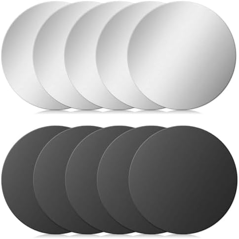 14 Stück Metallplättchen Selbstklebend - Ultradünn Für Magnet-Handyhalterungen Im Auto, 40mm Rund