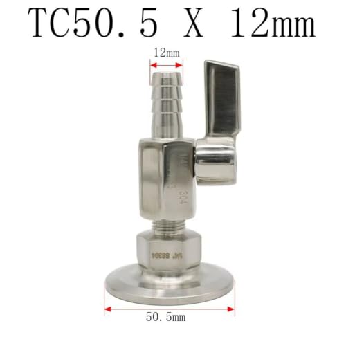 Vanne de 1 1.5 pouce avec adaptateur de tuyau 7 12mm et rondelle simple TC50.5 - 3
