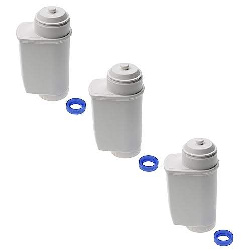 vhbw 3x Filtro de agua compatible con Krups TK750 máquina de café automática, cafetera exprés - blanco