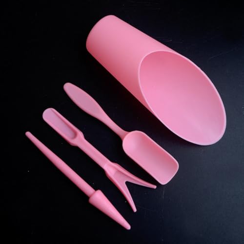 Set de 4 palas para trasplante VICASKY rosa miniatura 2