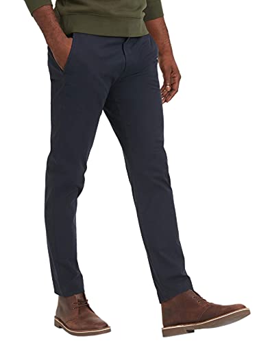 Banana Republic Mens 338337 Mason Athletic Fit Slim Leg Stretch Chino Pants (True Navy Blue, 32W 32L)