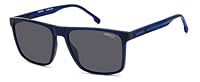 Carrera Men's CARRERA 8064/S Sunglasses, Matte Blue, 57 mm