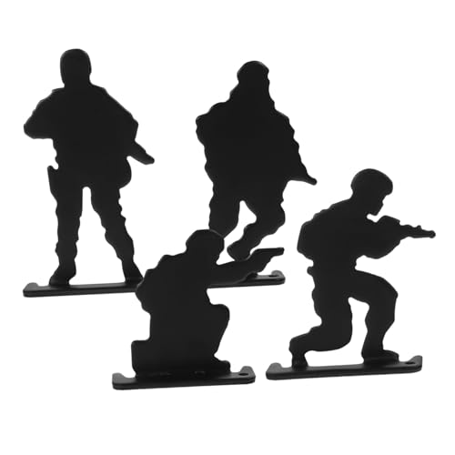 Metal Training Target 4pcs Stainless Steel Shooting Target Xmas