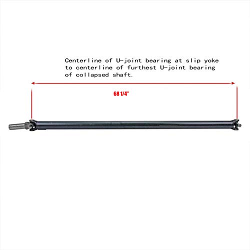 Bodeman - 68 1/4\" REAR Drive Shaft Prop Shaft Assembly for 2001 2002 2003 Chevy Silverado GMC Sierra 1500 2500 (HD) 3500-4x4 4WD
