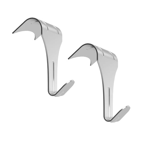 Image of 2PCS Picture Rail Hooks,Sunxer Tool Picture Rail Hanging System Molding Hooks for Photo Frame Picture Artwork Hang