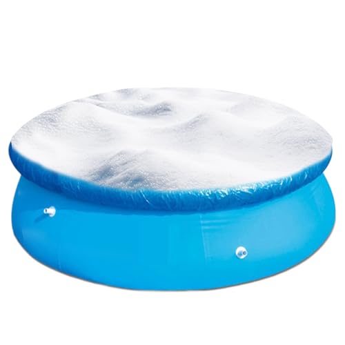 Copertura per piscina, protezione antipolvere con coulisse, 183 cm, impermeabile, facile da montare, coperta di sicurezza per esterni per vasche idromassaggio, piscine interrate, stagni, spa, giardino