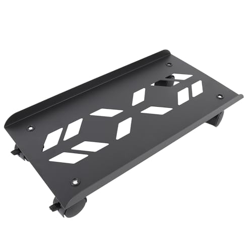 Soporte para CPU Zunate con ruedas, soporte ventilado de acero para torres de PC en escritorios de juegos y oficina, capacidad de 176 lb, carrito móvil ajustable de 20 x 40 cm miniatura 3