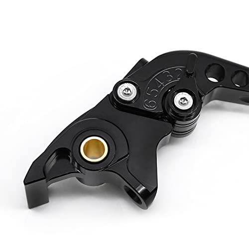 NICEDOLL CNC Clutch Brake Levers Fit for RE Classic 350 350cc Meteor 2021-2022, Super Meteor 650 2023, Hunter 350 HNTR 2022-2024 Black Long