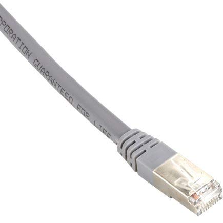 Black Box Cat6 400-Mhz Molded Boot Solid Ethernet Patch Cable - Shielded (F/Utp), CMP Plen