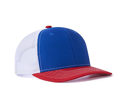 Image of Quanhaigou Trucker Hat - Mesh Snap Back - Unisex Adjustable Baseball Cap - Outdoor Hats for Men Women
