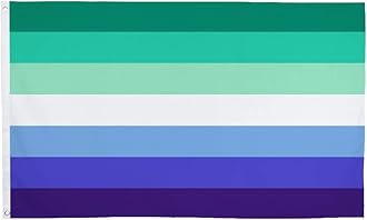 FLAGLINK MLM Vincian Pride Flag 3x5Fts - Blue Gay Pride Banner