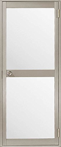 Amazon.co.jp: ロンカラーガラスドア 半外付型 ランマなし 06518 W 