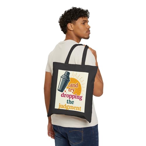 Let's Shake Things Up-Drop Judgement - Tote Bag, Reusable Grocery Bag, Tote, Shopping Bag, Funny Tote, Funny Bag, Gym Bag4