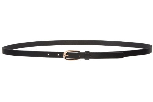 Women's 1/2" (13 mm) Skinny Cowhide Full Grain Leather Dress Belt2