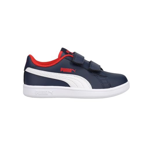 PUMA Kids Boys Smash V2 Leather Slip On Sneakers Shoes Casual - Blue2