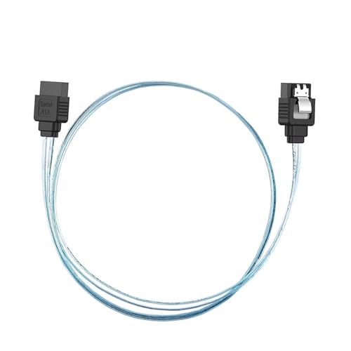 Cable SATA III 12Gbps Recto 1 m con Seguro miniatura 5