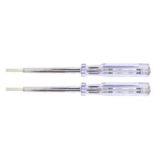 Image of Flathead Screwdriver Electric Pen Circuit Tester Pen, ANG93 AC100250V, Electric Voltage Screwdriver Bit Test Pencil, Compact Electrician Tool, Test Pencil
