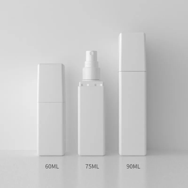 Vaporisateur Flacons Rechargeables de 60 ML, 75 ML, 90 ML, vaporisateurs vides, récipients de Voyage Portables en Plastique Blanc Vaporisateur Cheveux(75ml,30pcs)