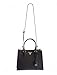 PRADA Women's Black Saffiano Lux Handbag Satchel 1BA118