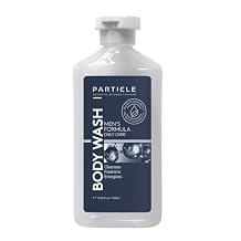 Particle Mens Body Wash, Daily Skin Care for Men with Dead Sea Minerals, Hydrating Moisturizing Shower Gel and Cleanser for Men, All Skin Types, Fresh Citrus and Woody Scent, 13.52 FL OZ