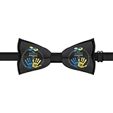 CSEMEIE World Down Syndrome Awareness Day Bow Tie Necktie Novelty Tie Fashion Neckwear For Business Wedding Party
