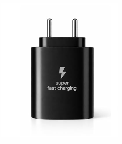 Image of 25W PD 3.0 Type C Superfast Charger Adapter for Samsung Galaxy M17|M07|M36|M06|A55|A35|F06|S25 fe|S22|S24|F36|F16|M35|S23|A06|iPhone|Tab S11| 25W by HESPA (SVXQ 12)