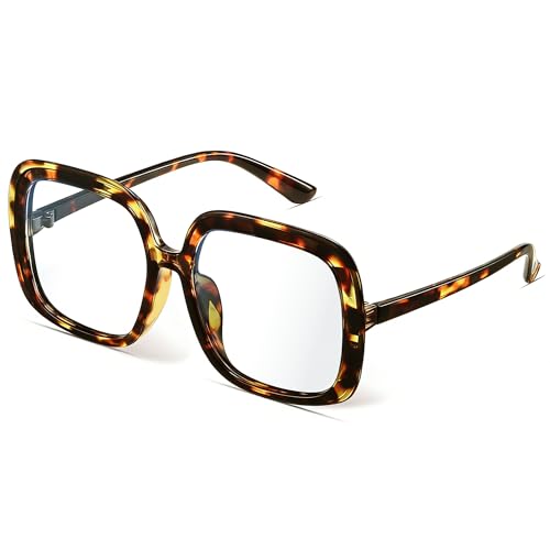 Image of miyya Blue Light Blocking Glasses for Women, Blue Light Glasses for Women Oversized Fashion Glasses