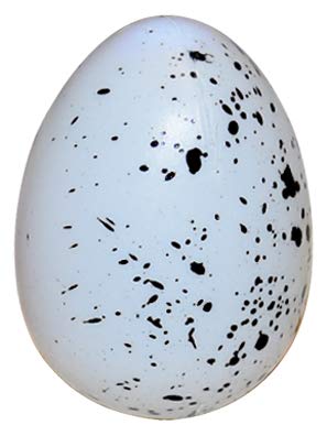 HEITMANN DECO Easter Eggs with Feathers and Polka Dots for Hanging Plastic Easter Decoration Spring Decoration Red Peach White Approx. 4 x 3 cm - Image 4
