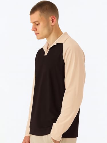 Image of Jump Cuts || Mens || Colorblock || Polo Neck || Raglan Full Sleeve || LoopKnit || Sweatshirt