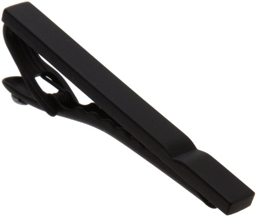 Kenneth Cole REACTION Men's Classic Tie Clip,Matte Black,One Size