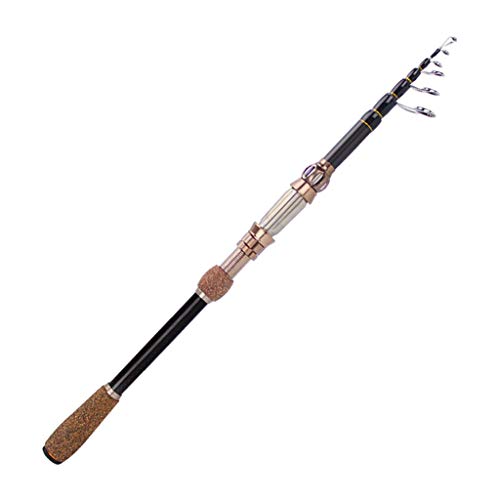 Angelrute für Kinder Short Knoten Angel Set Carbon Fiber Fishing Rod und 3000 Spinnrad Lange Rod Aluminium Lotus Dekoration und Holzimitation Griff Fischereiausrüstung Angelruten- und Rollen-Combos