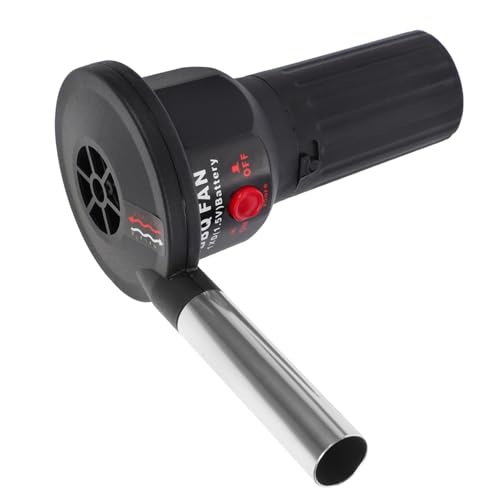 BAZEITFLOW Soplador Eléctrico Portátil para Barbacoa con Agarre Ergonómico Ventilador para Encendido Rápido de Fuego para Camping y Actividades al Aire BAZEITFLOW Soplador Eléctrico Portátil para Barbacoa con Agarre Ergonómico Ventilador para Encendido Rápido de Fuego para Camping y Actividades al Aire