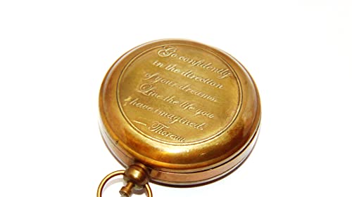 Dollond London Antique Nautical Pocket Compass- Working Collectible Vintage Handmade