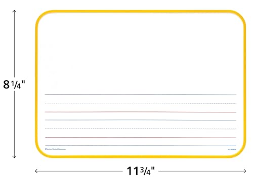 Image of Teacher Created Resources Double-Sided Show and Tell Early Writing Magnetic Dry-Erase Boards (TCR77077)