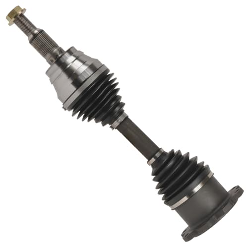 Image of Detroit Axle - 2pc Front CV Axles for 2011-2019 Chevy Silverado 2500HD | 3500HD GMC Sierra 2500HD 3500HD 2011-2018 Silverado 2500, CV Axle Shafts 2012 2013 2014 2015 2016 2017 Replacement 8 Lug