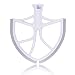 AIZARA Flex Edge Beater for KitchenAid Bowl-Lift Stand Mixer 6 Quart Flat Beater with Silicone Edges for 6 QT Kitchen Aid Stand Mixer,Bowl Scraper Blade Paddle