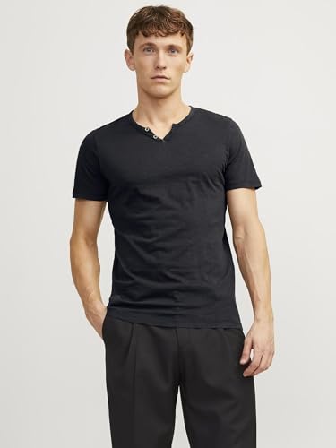 JACK & JONES JJESPLIT Neck Tee SS NOOS – Ansicht 2