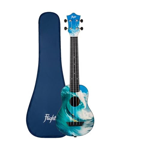Flight TUSL25 Surf Travel Concert Scale Soprano Uk