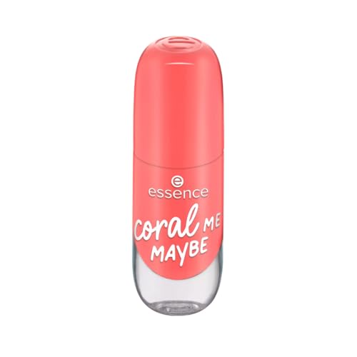 Essence Gel Nail Colour Esmalte De Uñas 52 Coral Me Maybe