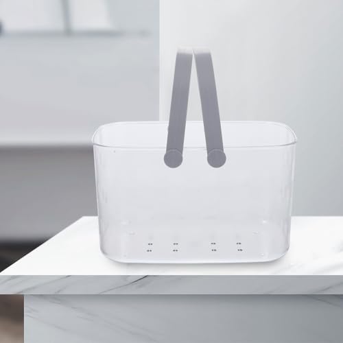 Panier accessoire rangement plastique pour salle de bain - 7