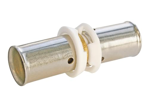 SOMATHERM FOR YOU, Manchon égal à sertir PER Ø16 - Installation rapide et fiable - Acier inoxydable résistant à la corrosion - Compatible avec outils de sertissage H, U, RF - Norme NF
