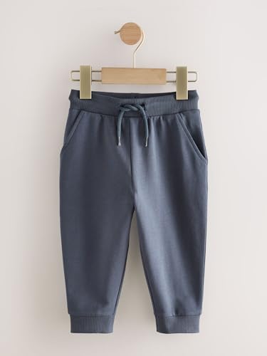 NEXT Jungen Regular Fit Jogginghose, 5er-Pack Khaki/Grau/Blau 86-92