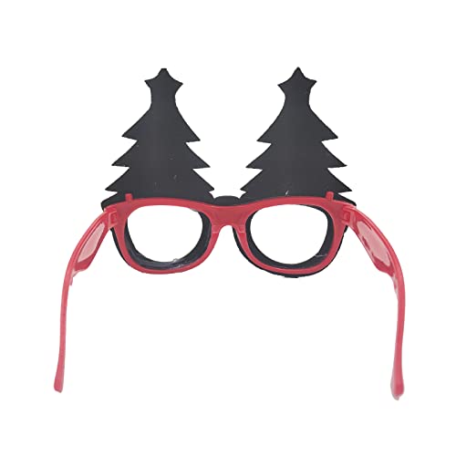 CTForest Pack of 12 Christmas Glasses, Creative Christmas Glasses Party, Christmas Tree Reindeer Party Glasses - Image 2