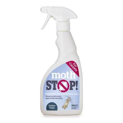 Lakeland Moth Stop Carpet Moth Killer & Freshener Spray Cotton Fresh Effective up to 3 Months 500ml