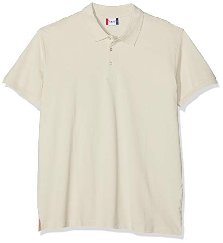 Clique Men's Classic Lincoln Polo Shirt Beige M