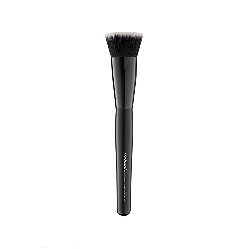 Radiant Professional Liquid Makeup Brush - Foundation Brush For Liquid Or Creamy Makeup - Flat Concealer, Contour, Blending & Makeup Brush - Ultra Soft Stippling Brush For Flawless Complexion